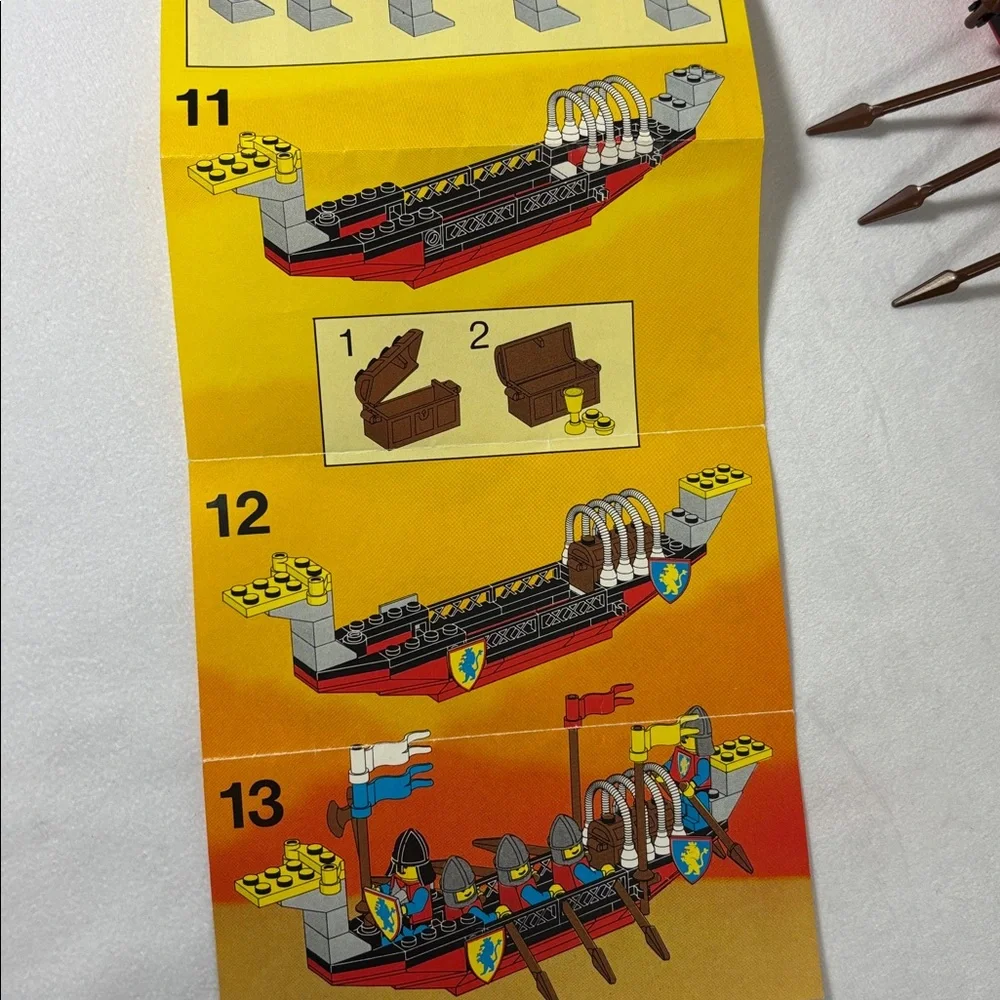 LEGO 6049 Legoland Viking Voyager Incomplete **